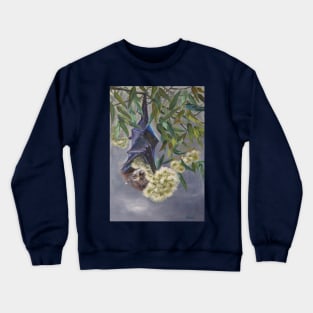 Fruit Bat Flowers Crewneck Sweatshirt